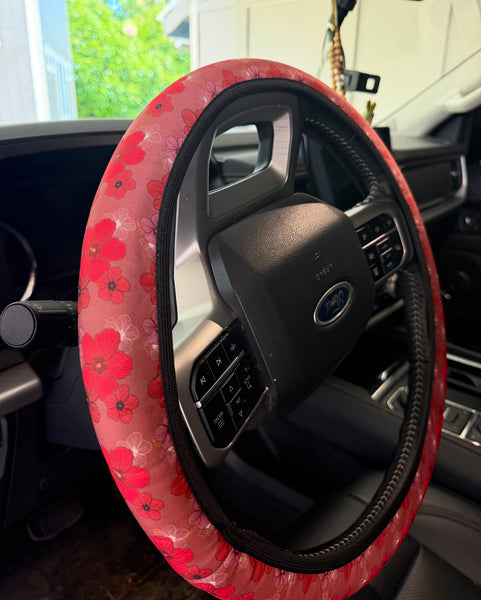 Steering wheel cover
