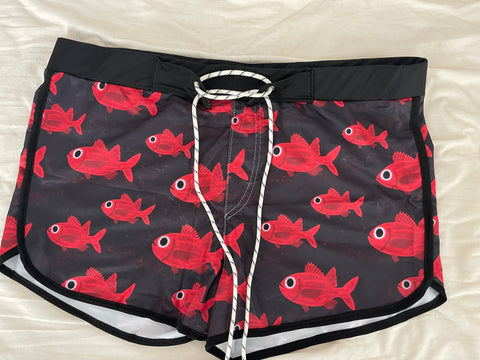 Adult swim shorts (incorrect size defect)