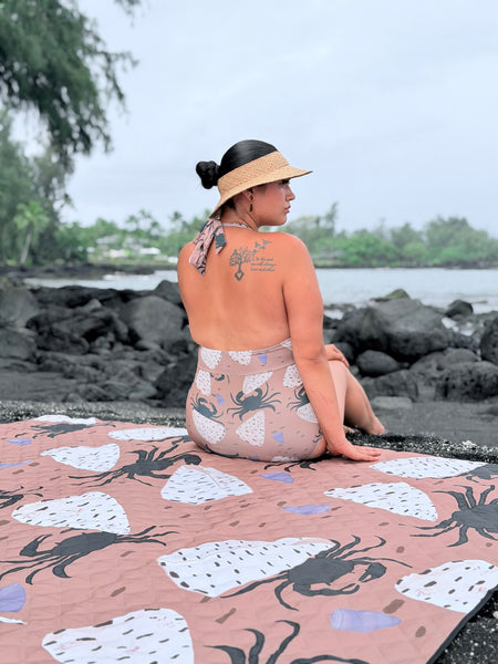 Quilt beach Mats 6.5ft X 6.5ft