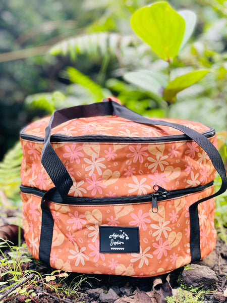 Round Tupperware cooler