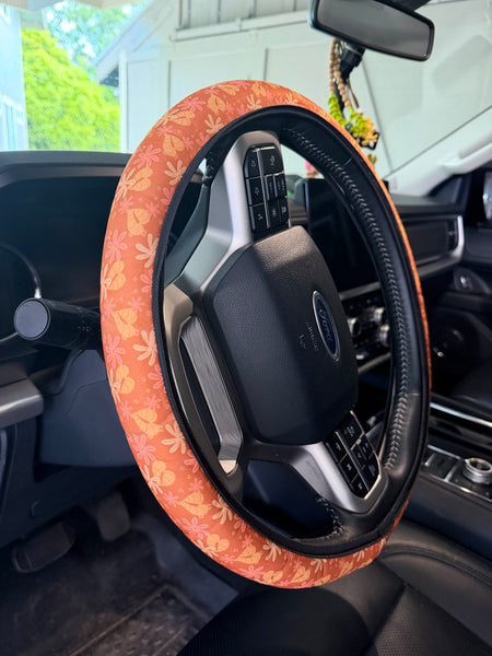 Steering wheel cover