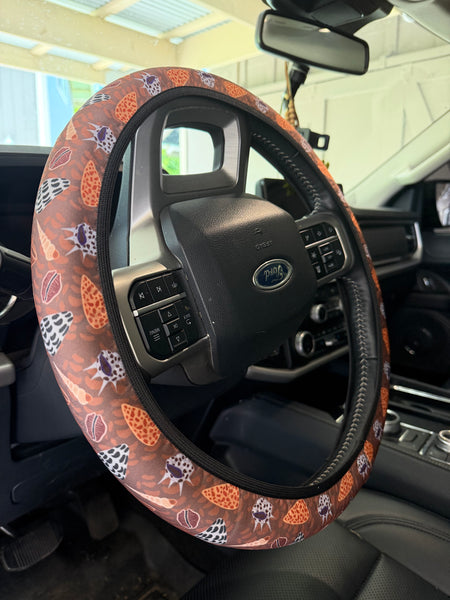 Steering wheel cover
