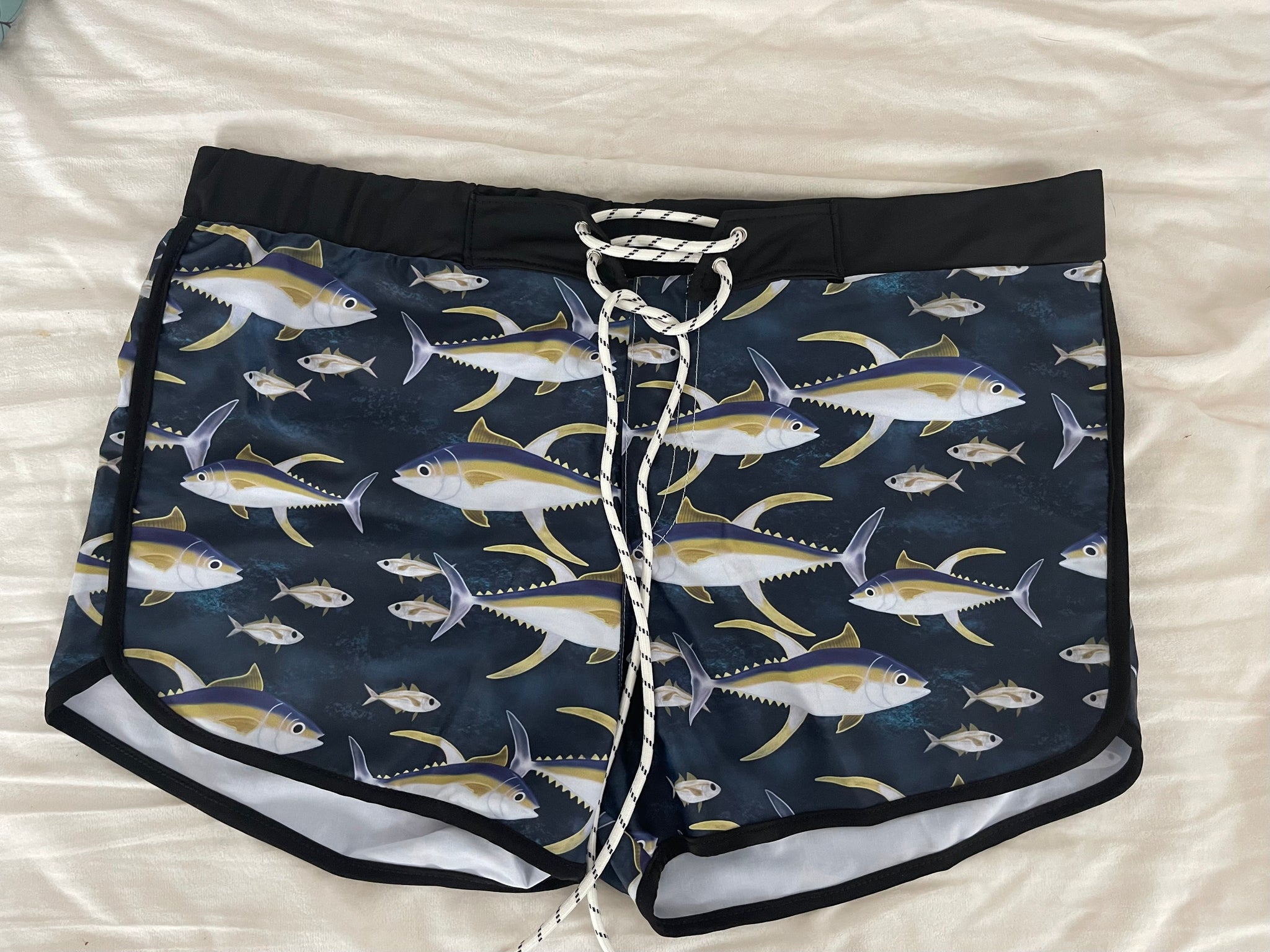 Adult swim shorts (incorrect size defect)