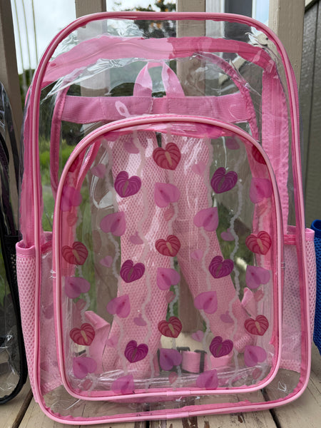 Clear backpacks