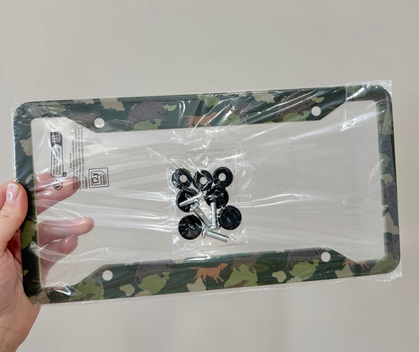 License plate covers