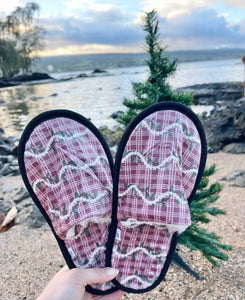 Red Lei House Slippers