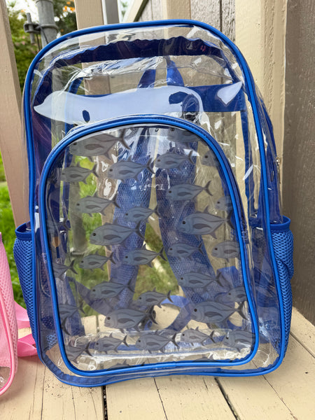 Clear backpacks