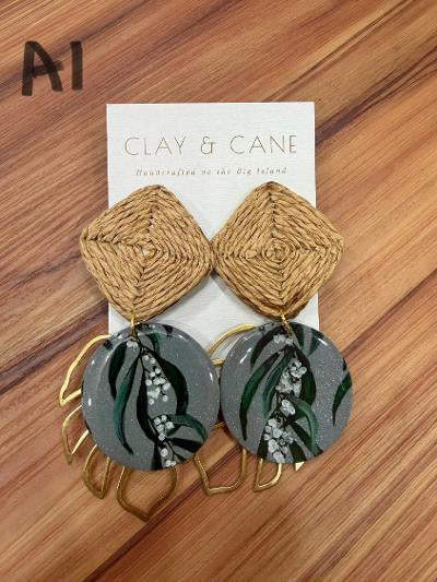 PREORDER Clay and Cane Earrings Collab