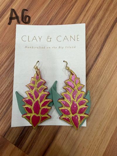 PREORDER Clay and Cane Earrings Collab